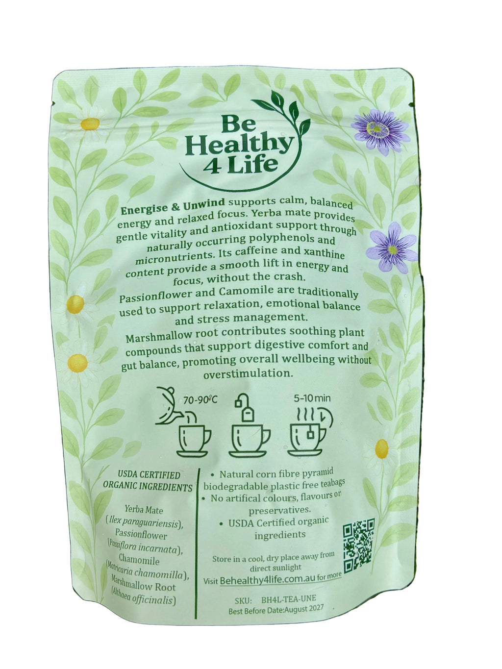 Energise & Unwind - Organic Yerba Mate Blend