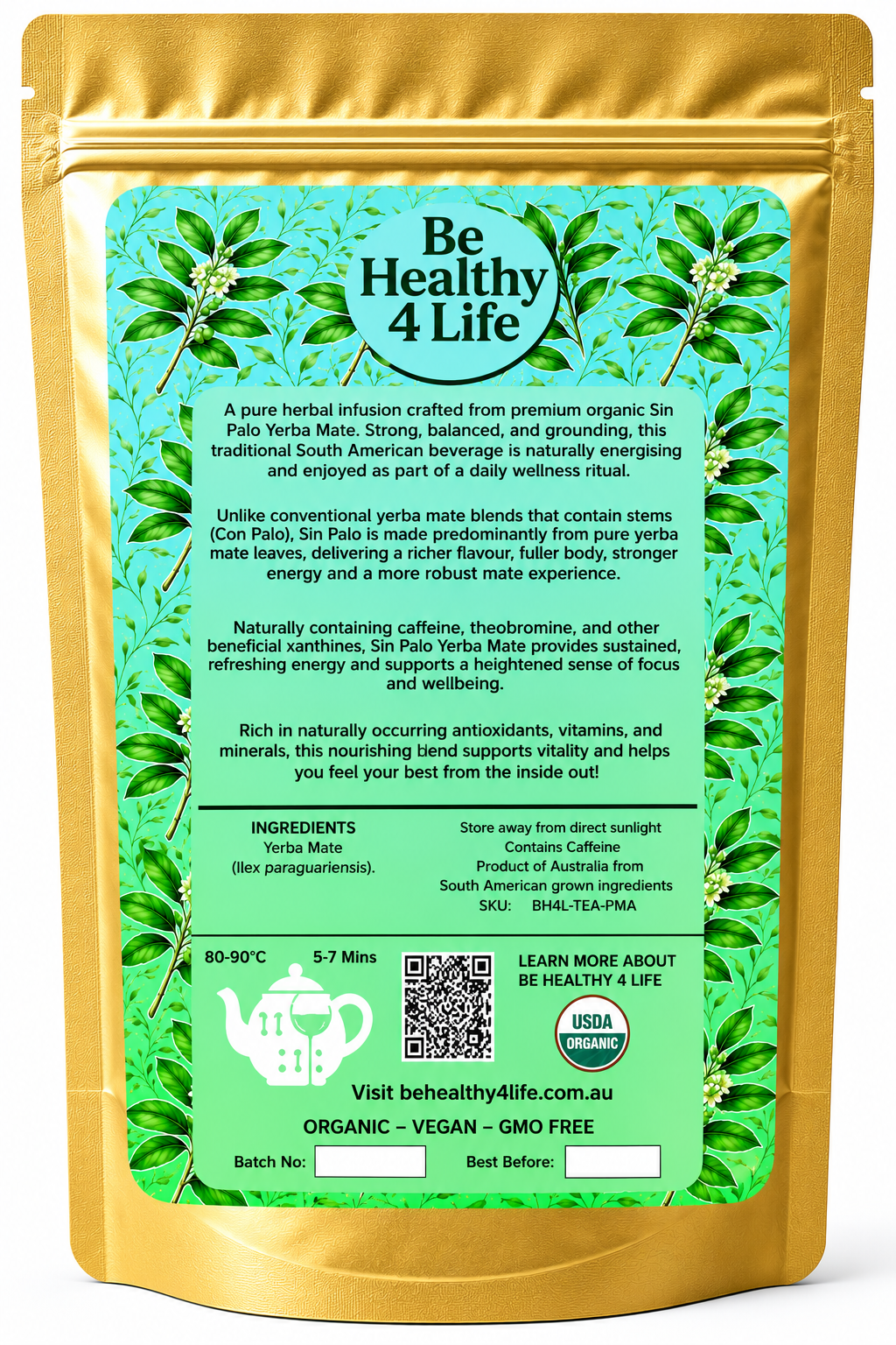 Pure Mate - Organic Sin Palo Yerba Mate